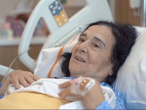 Portuguese tourist gets new lease of life after cancerous tumour removal procedure in Dubai.