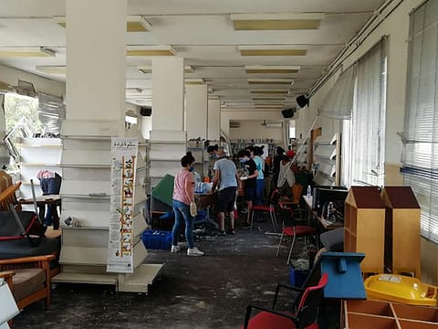 Bashoura Public Library.  Sheikha Bodour Bint Sultan Al Qasimi has issued a directive to restore and develop several libraries damaged by the devastating explosions in Beirut.