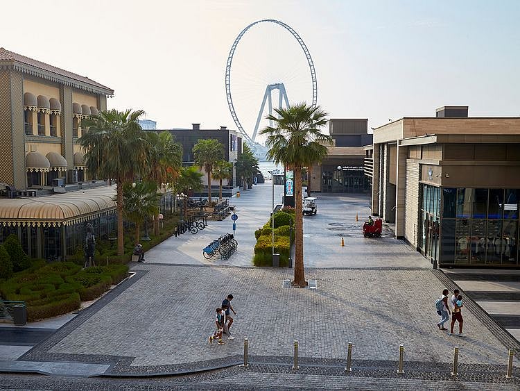 Stock JBR Jumeirah beach residence Dubai property