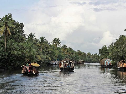 Houseboats on the backwaters of Kerala. The rankings have once again raised the question: Is Kerala like some class toppers who do not go on to do very well in life despite academic brilliance?