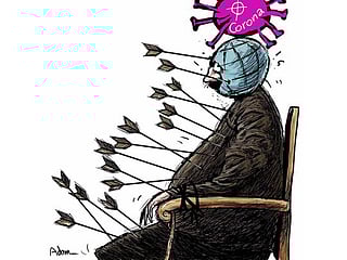 Cartoon: Global fight against coronavirus continues