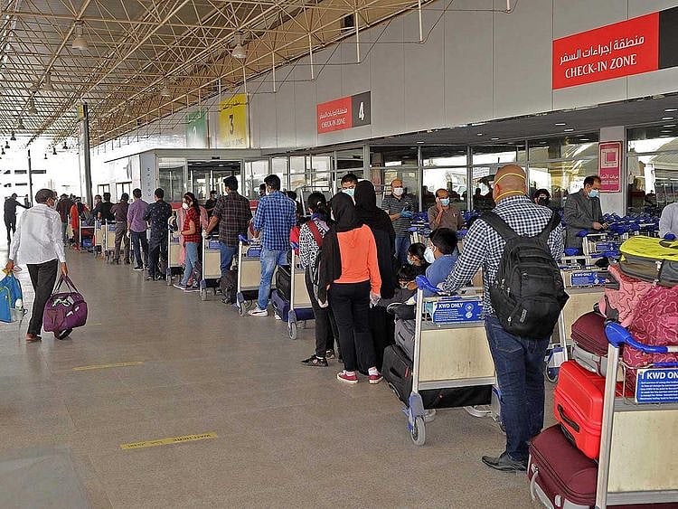 Kuwait Indian citizens airport