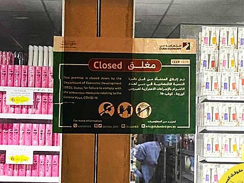 Dubai Police have fined 141 shops in various malls for violation of COVID-19 protocol.