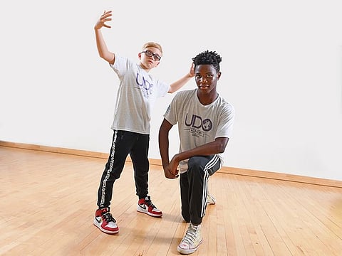Sixteen-year-old Aston Mtada and nine-year-old Frank Tate put their Dubai school and the UAE on the world dance map by winning awards at the UDO World Street Dance’ championships.