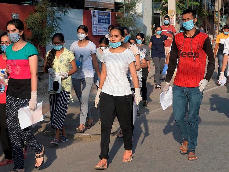 Stock India economy students people