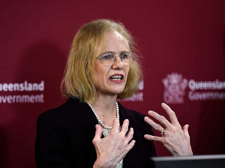 Queensland state Chief Health officer Dr. Jeannette Young