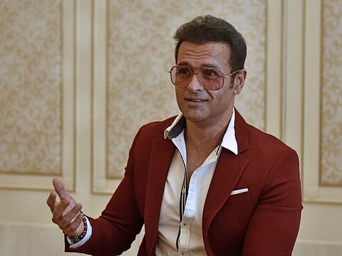 Rohit Roy during an interview at a press conference at Palazzo Versace Dubai on September 9, 2020.