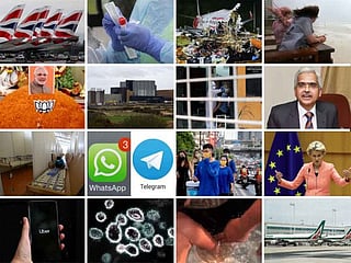 News in pictures: 70kg laddu for Modi, Sally hits US, buildings sealed in Mumbai, 'WhatsApp insecure', Kerala nurse dies, Air India Express crash report...