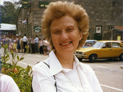 Late Patricia Morris. Her book 'Mother Without a Mask' celebrates her bond with Emirati life and culture. 