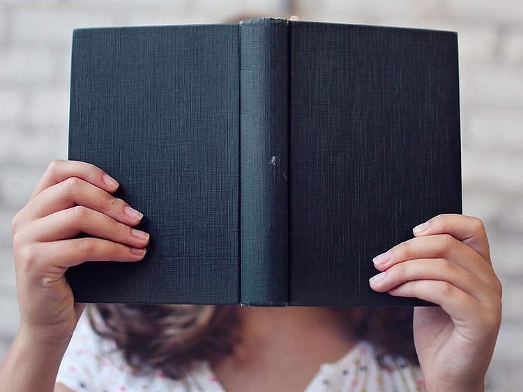 woman reading