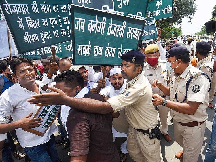 Bihar protests