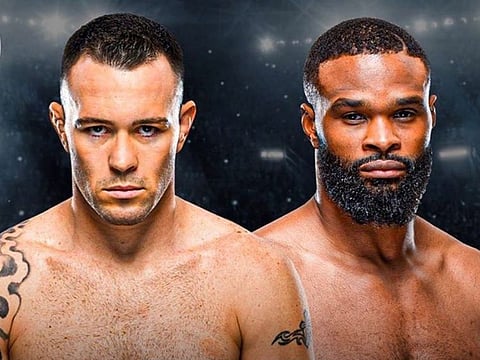 Colby Covington takes on Tyron Woodley in UFC Fight Night