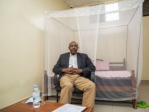 Paul Rusesabagina in his detention cell in Kigali, Rwanda, September 15, 2020. 