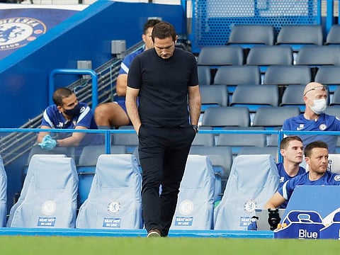 Frank Lampard's Chelsea lost to Liverpool