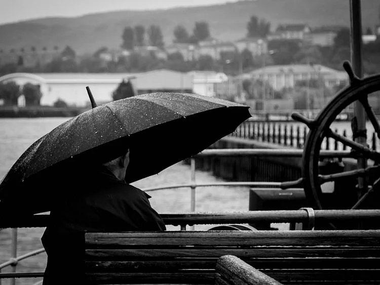 Old man rain