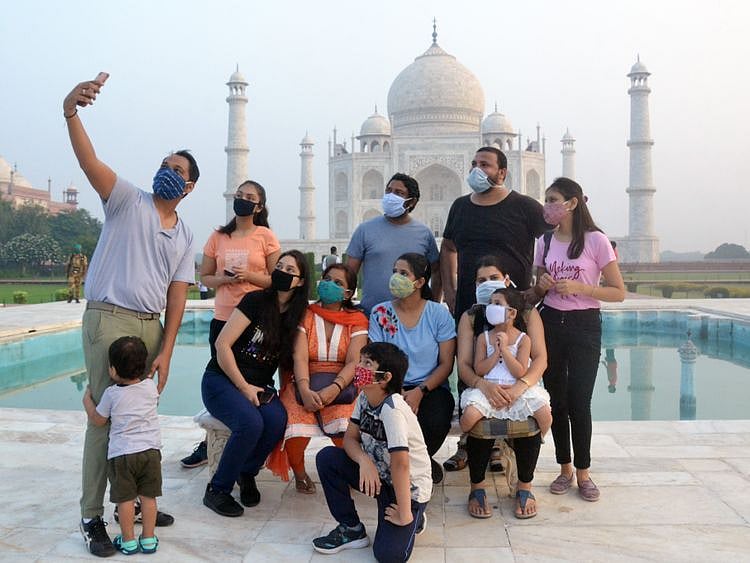 Stock India economy people tourism