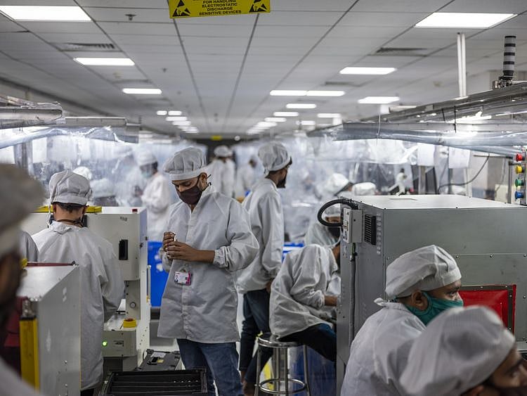 Stock India factory economy Lava mobile