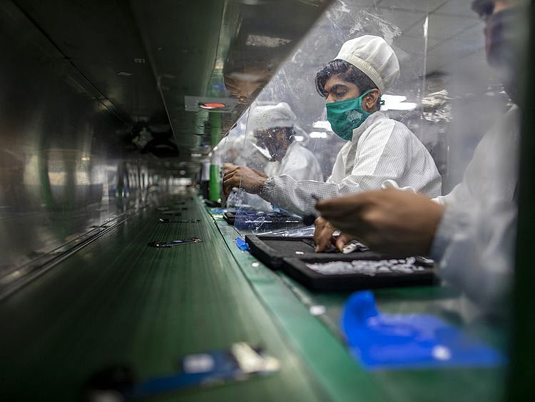 Stock India factory economy Lava mobile