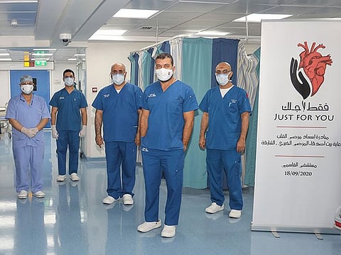 This work was undertaken as part of the “Just for you” initiative which was adopted by Al Qassimi Hospital in a bid to mitigate patients’ suffering.