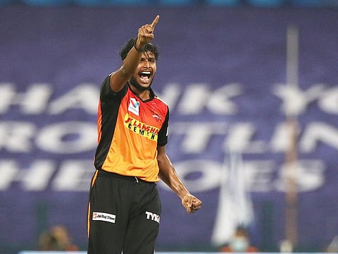 T Natarajan of Sunrisers Hyderabad has tested positive for Covid-19 and has isolated himself in the hotel. 