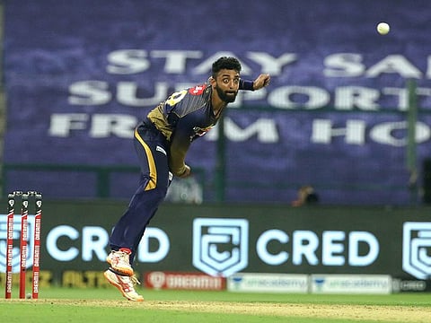 Varun Chakaravarthy provided the X-factor in the Knights' bowling line-up against Sunrisers in Abu Dhabi on Saturday. 