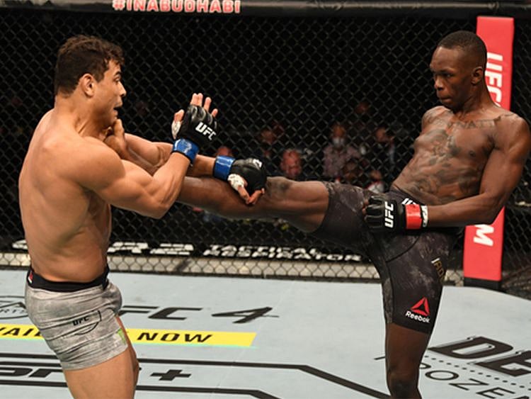 Israel Adesanya emerged the winner in Abu Dhabi