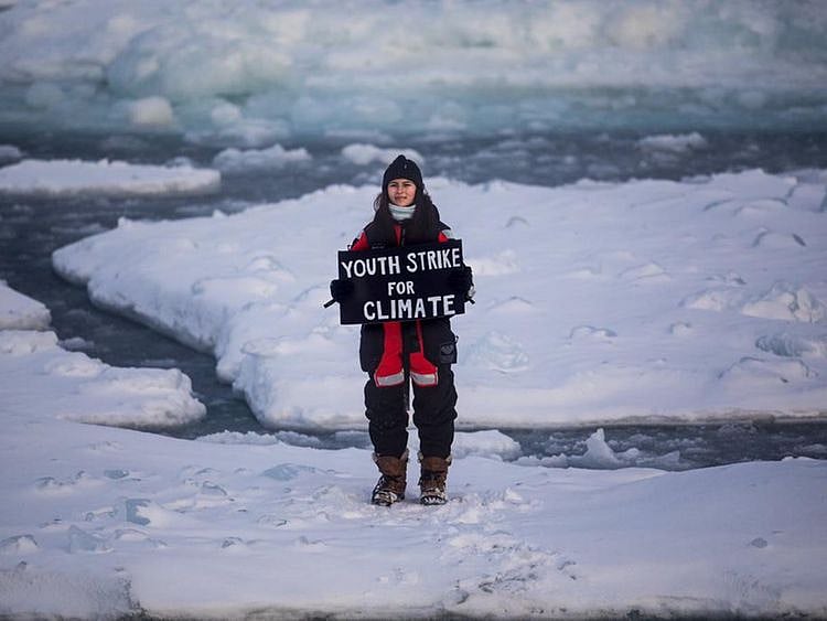 Mya-Rose Craig stages climate change protest