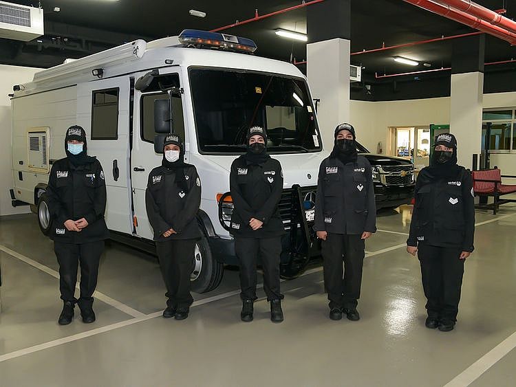 NAT Dubai Police female explosives team-1601219816863