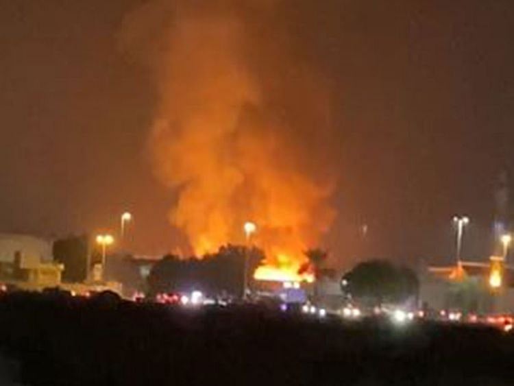 Fire in RAK