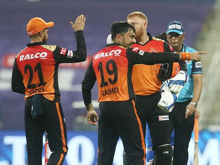 Sunrisers Hyderabad players celebrate