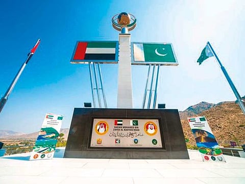 Pakistan's PM Imran Khan inaugurates UAE-funded Sheikh Mohammed Bin Zayed Road in Pakistan