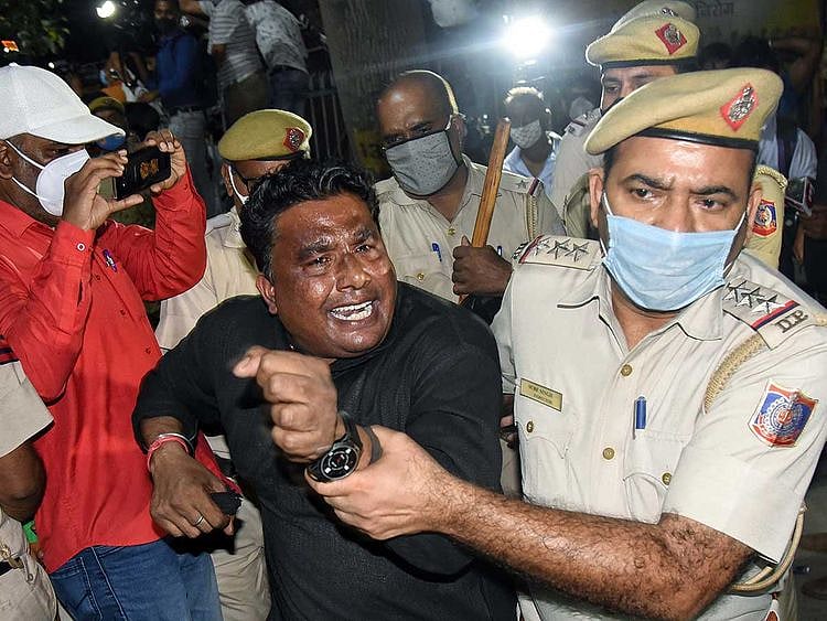 Hathras rape Bhim workers