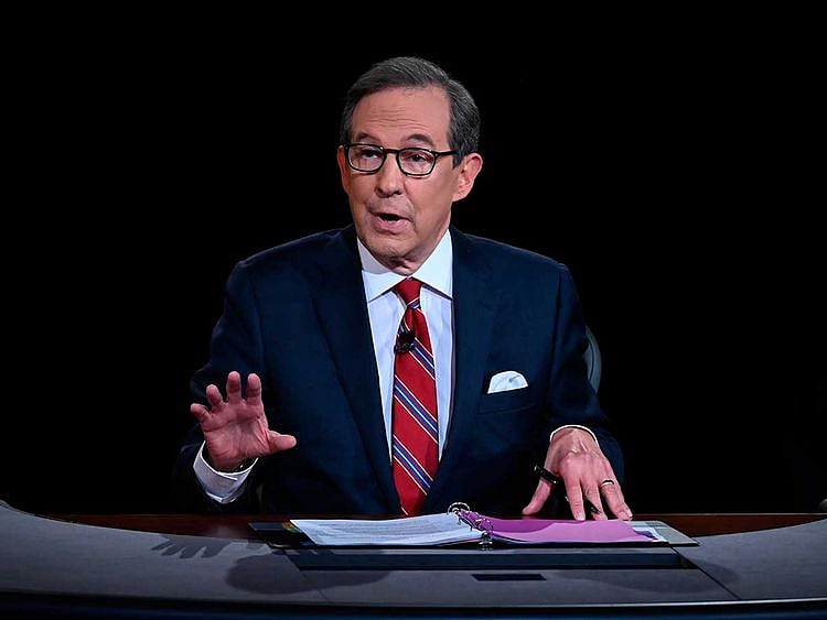 Moderator Chris Wallace presidential debate US biden trump