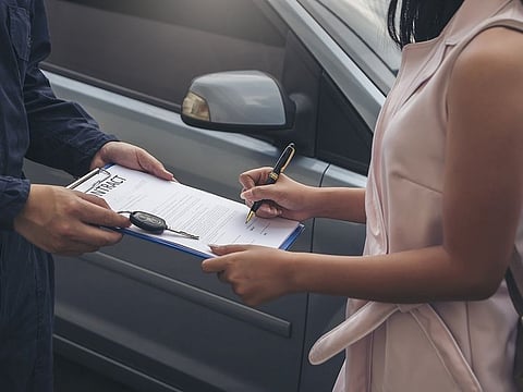 You can complete the entire process online and receive the vehicle clearance certificate within a few minutes. Picture used for illustrative purposes. 