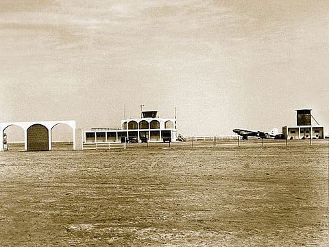 Dubai Airport back in 1960