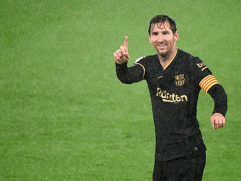 Lionel Messi helped Barcelona to win over Celta Vigo