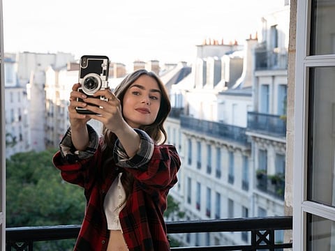 Lily Collins in 'Emily in Paris'.