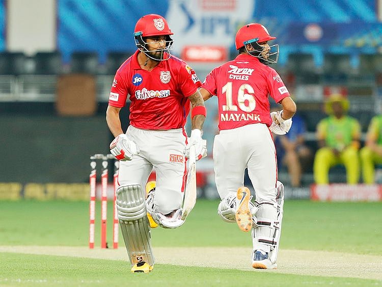 Kings XI Punjab batsmen KL Rahul and Mayank Agarwal