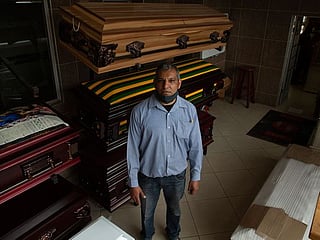 South African coffin-maker saw COVID-19 at work and at home