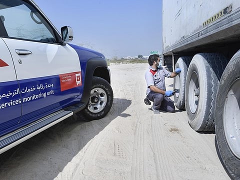 RTA conducted a month-long campaign to check the safety of tyres of vehicles plying on Dubai roads