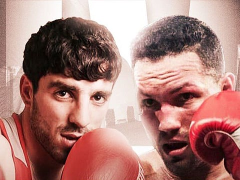 Hovhannes Bachkov takes on Samuel Gonzalez in Dubai on Friday