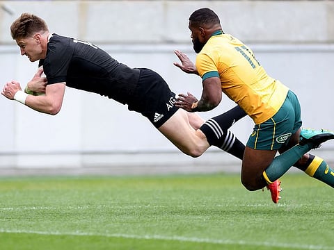 Jordie Barrett was the hero for New Zealand against Australia