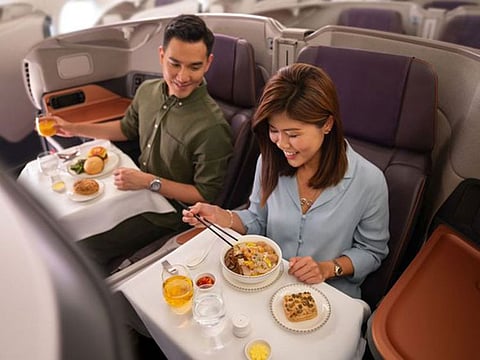 Singapore Air A380 restaurant