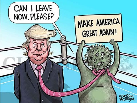  Trump’s worst behaviour since his springtime push for the fastest-possible reopening