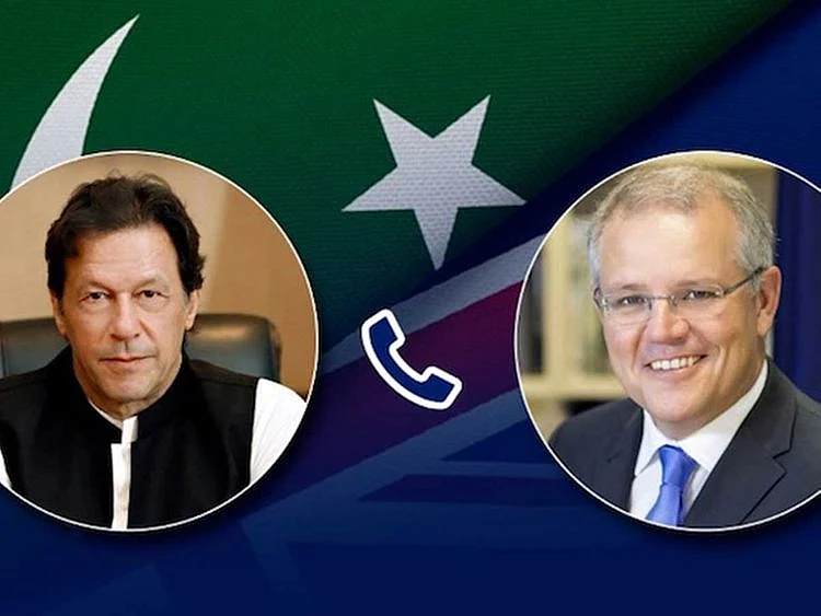 Imran Khan Scott Morrison