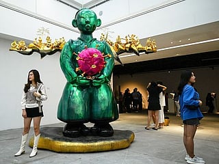 Photos: 'Land Genie' by artist Pham Thai Binh illustrates life amid COVID-19