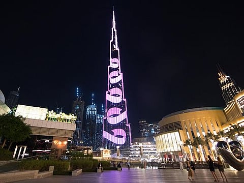 Burj Khalifa turns pink for Breast Cancer Awareness Month