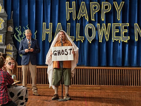 Adam Sandler as Hubie Dubois in 'Hubie Halloween'.