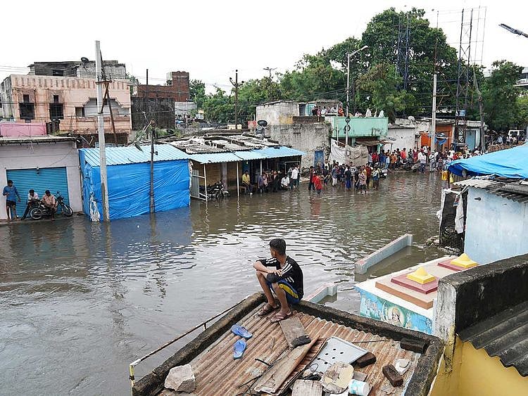 Hyderabad rain flood