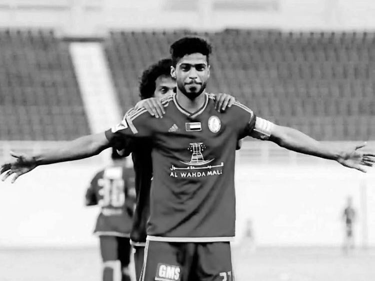 Emirati footballer Sultan Saif 